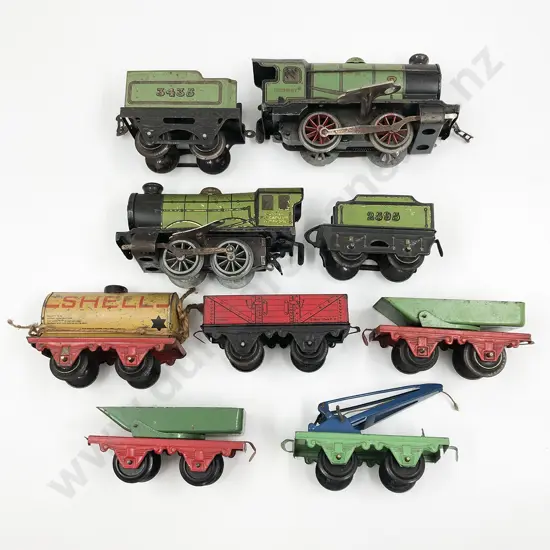 Hornby O Gauge Clockwork Two M1 Locomotive and Tenders 'Hornby' and 'Meccano' 2595
