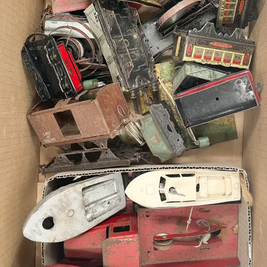 Hornby O Gauge Carton Qty Track and Accessories and Wagons