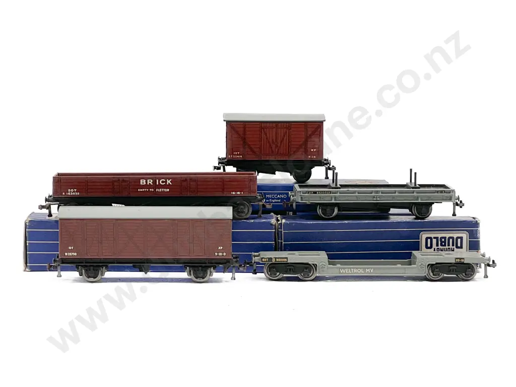 Hornby Dublo Boxed Five Rolling Stock Wagons Image 1++