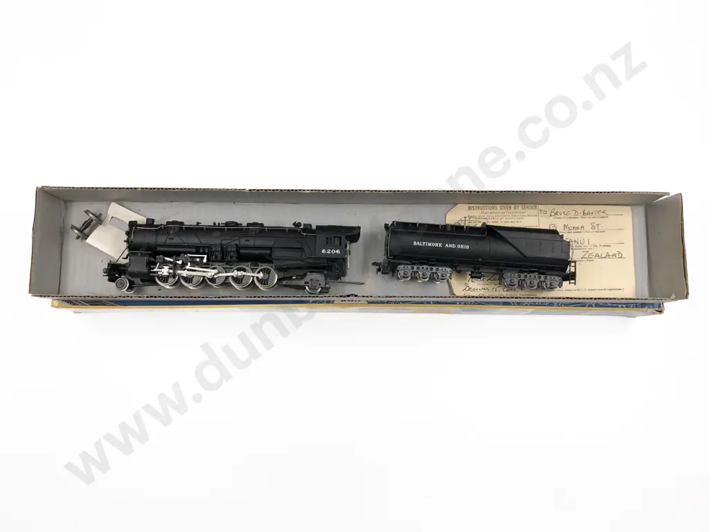 AHM/Rivarossi Part Boxed HO Locomotive and Tender Image 1++