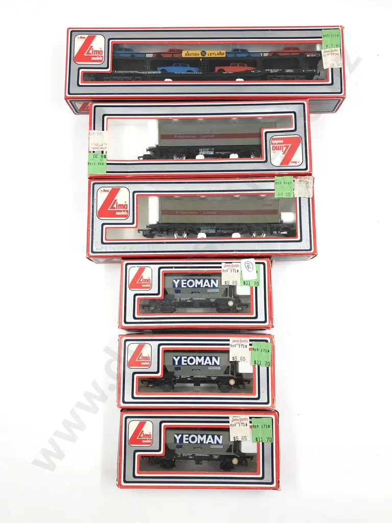 Lima Boxed Six Rolling Stock Wagons Image 1++