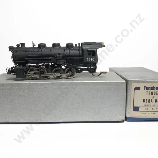 Vintage HO As New Tenshodo USRA 0-8-0 Locomotive and Tender