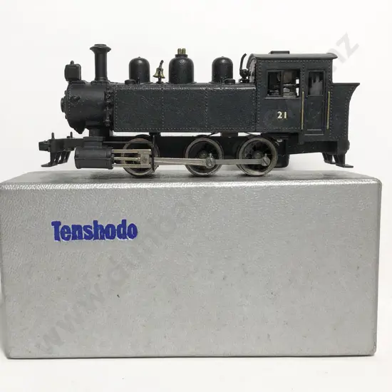 Vintage HO As New Tenshodo All Brass 0-4-0 Locomotive and Tender