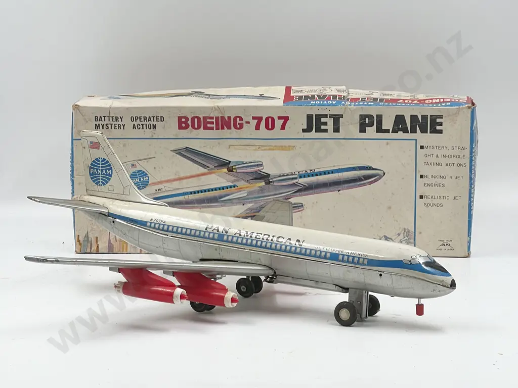 Part Boxed Alps Boeing 707 Jet Plane Image 1++