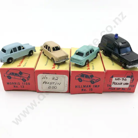 Four Boxed Fun Ho Midget Models