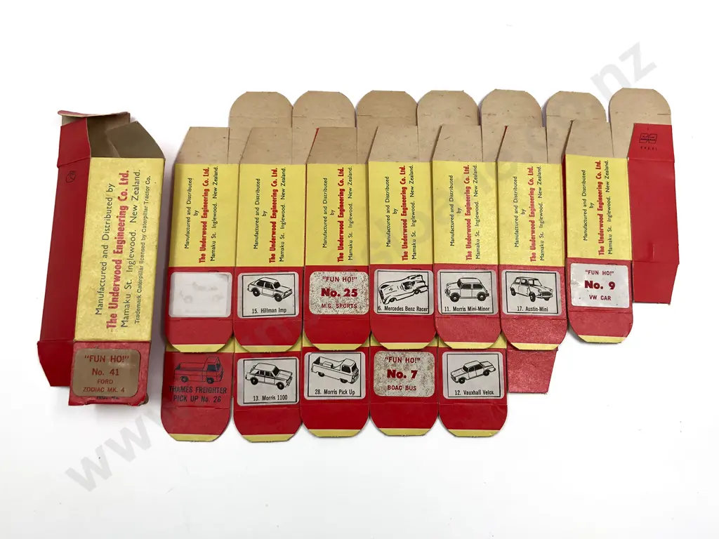 13 Fun Ho Midget Model Empty Boxes Image 1++