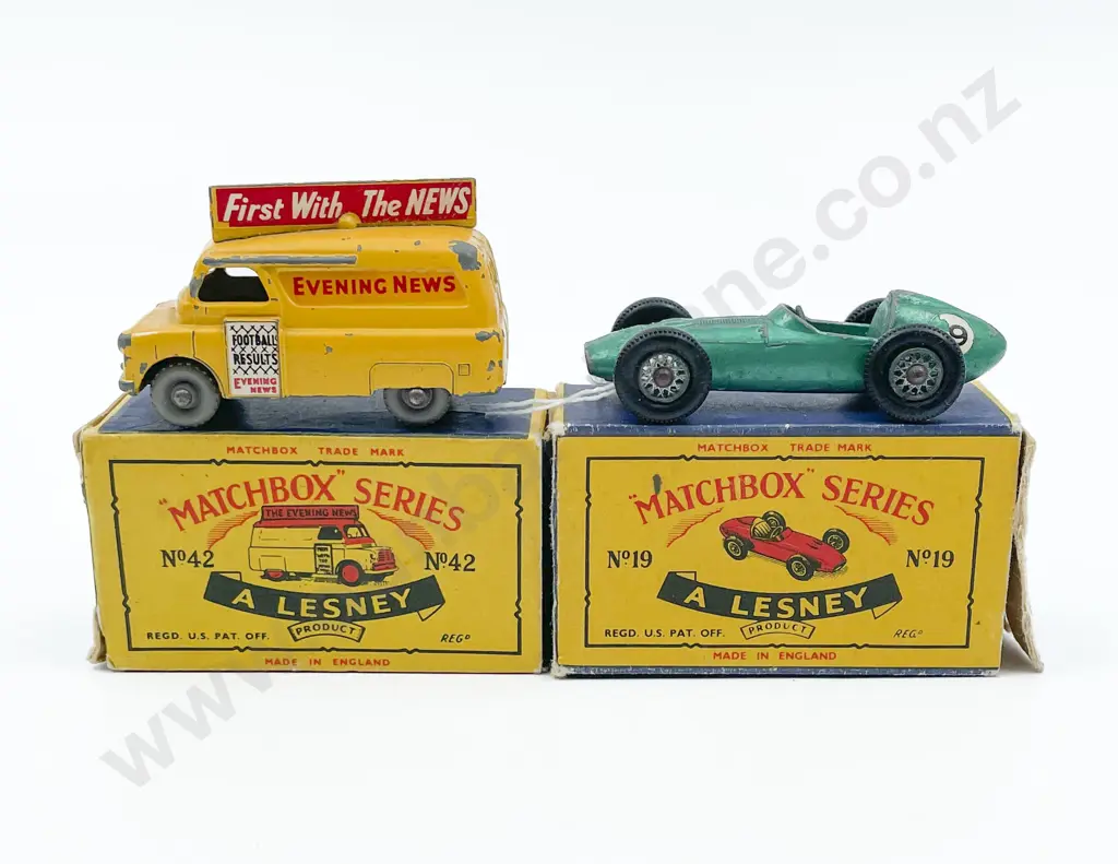 Boxed Matchbox A Lesney No 19 and 42 Image 1++