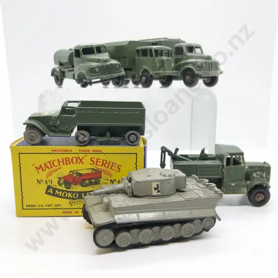 Boxed Matchbox A Moko Lesney No49 Army Half Track Mk III