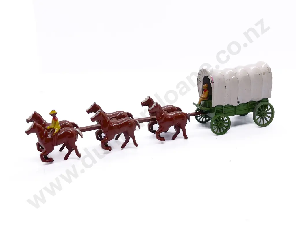 Unboxed Matchbox Lesney Horse Drawn Covered Wagon Image 1++