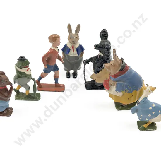 Six Cococubs Character Animal Figures and Jonathan Boy Figure