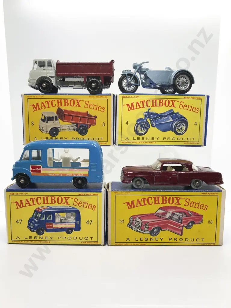 Four Boxed Matchbox Early Issue 1-75 Models Image 1++