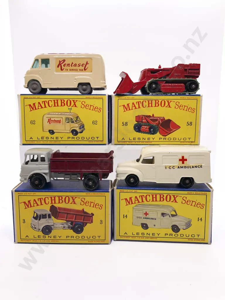 Four Boxed Matchbox Early Issue 1-75 Models Image 1++