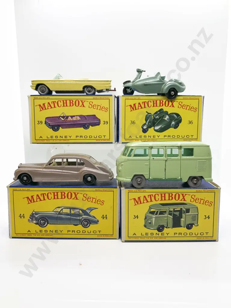Four Boxed Matchbox Early Issue 1-75 Models Image 1++