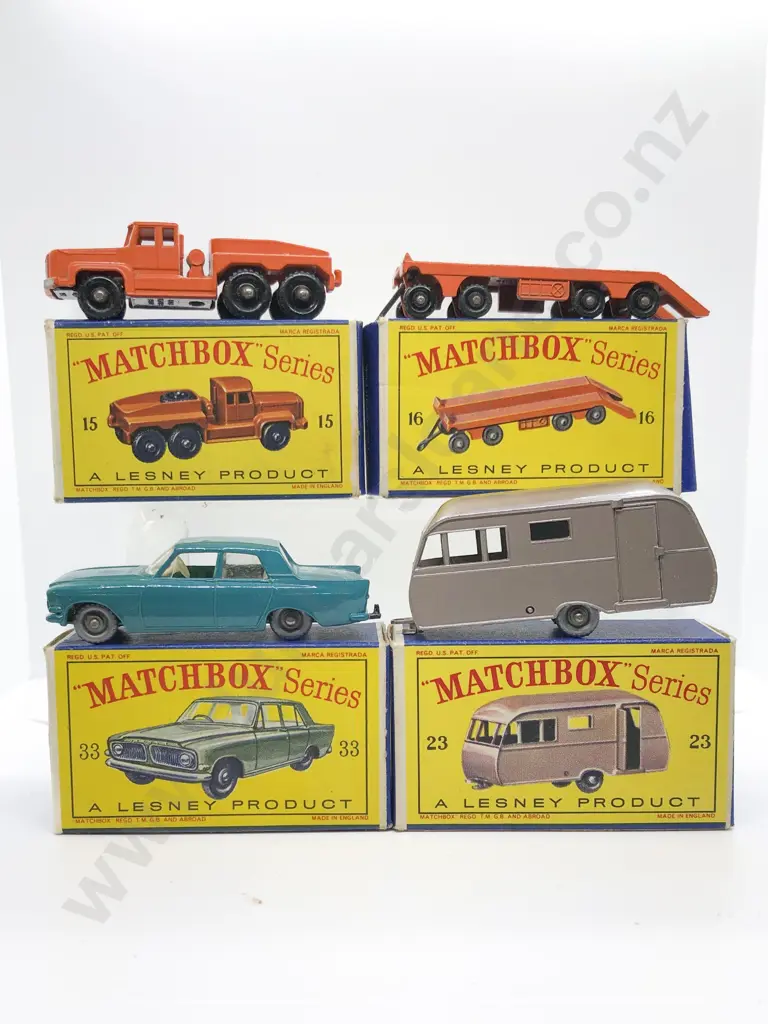 Four Boxed Matchbox Early Issue 1-75 Models Image 1++