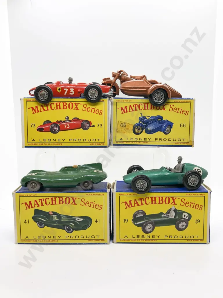 Four Boxed Matchbox Early Issue 1-75 Models Image 1++