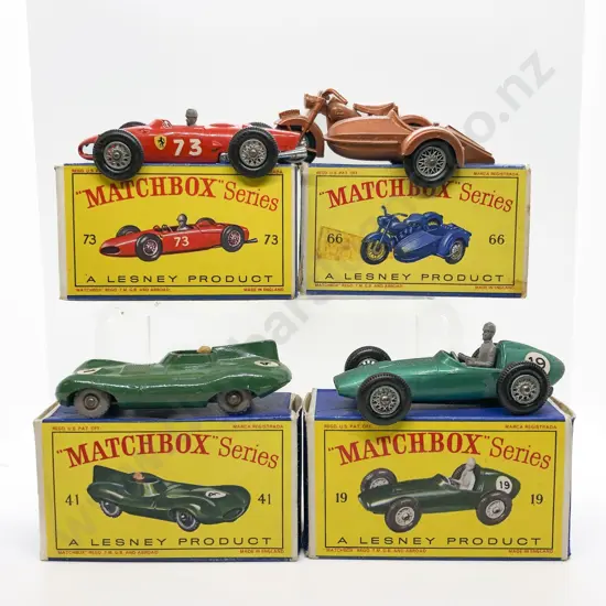 Four Boxed Matchbox Early Issue 1-75 Models