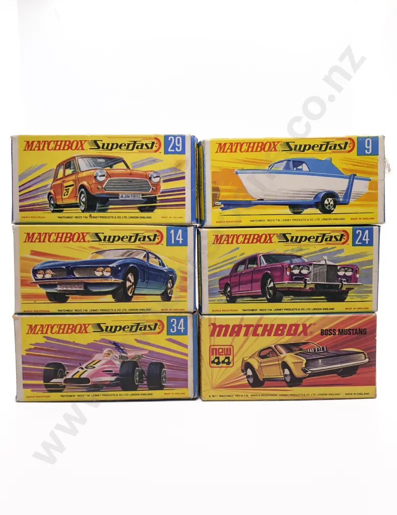 Six Boxed Matchbox 1-75 Superfast Models Image 1++