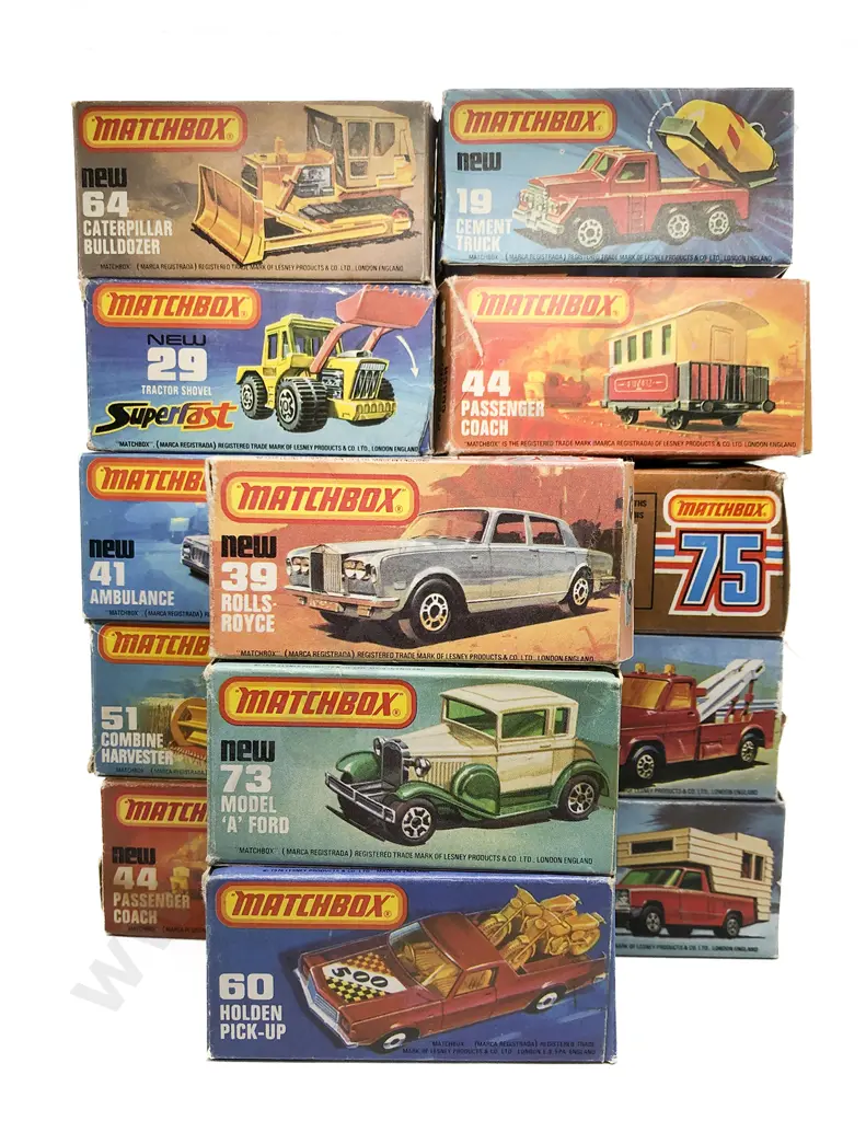 13 Boxed Matchbox Later Edition 1-75 Models Image 1++