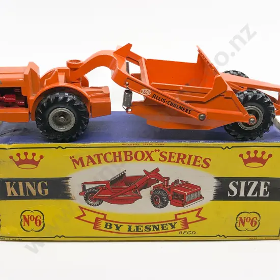 Boxed Matchbox Series King Size No6 Allis-Chalmers Earth Remover
