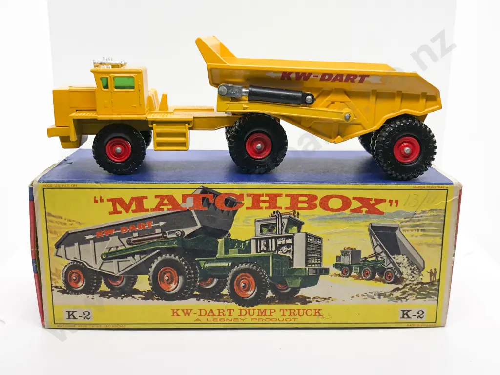 Boxed Matchbox Series King Size K-2 New Model KW-Dart Dump Truck Image 1++