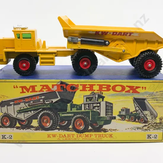 Boxed Matchbox Series King Size K-2 New Model KW-Dart Dump Truck