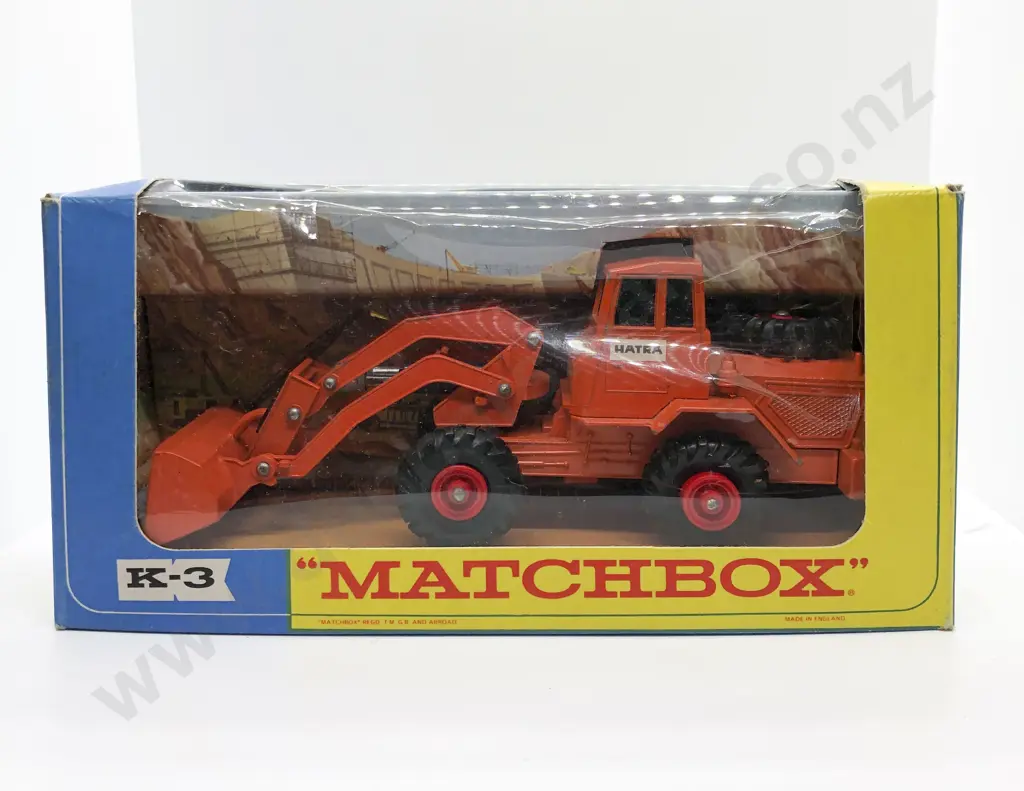 Boxed Matchbox Series King Size K-3 Hatra Tractor Shovel Image 1++