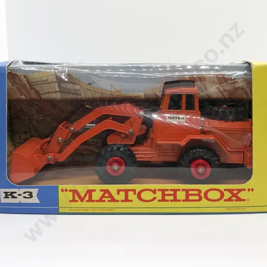 Boxed Matchbox Series King Size K-3 Hatra Tractor Shovel