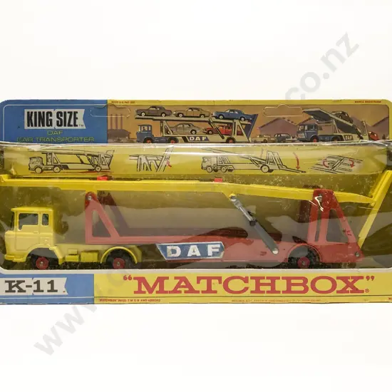 Boxed Matchbox Series King Size K-11 DAF Car Transporter