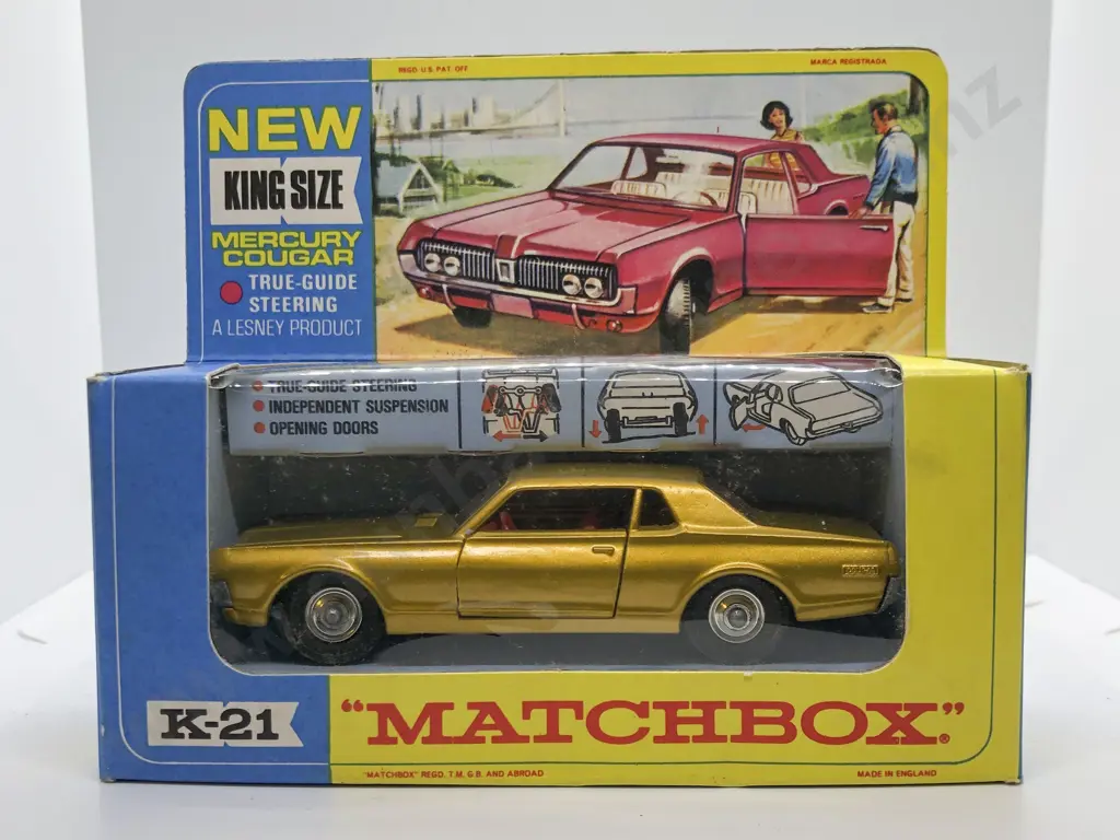 Boxed Matchbox Series King Size K-21 Mercury Cougar Image 1++