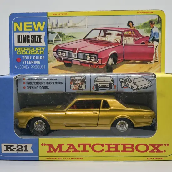 Boxed Matchbox Series King Size K-21 Mercury Cougar