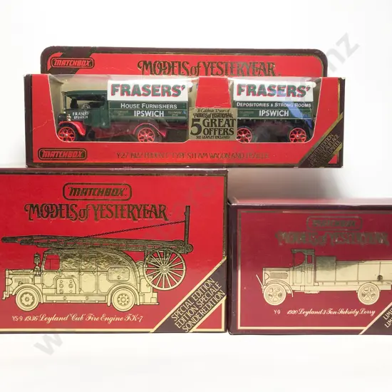 Boxed Models of Yesteryear