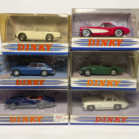 Boxed Matchbox Dinky Six Vehicles