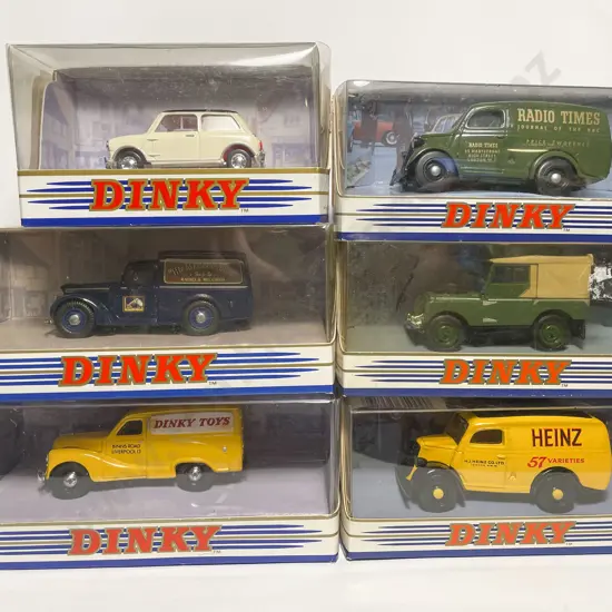 Boxed Matchbox Dinky Six Vehicles