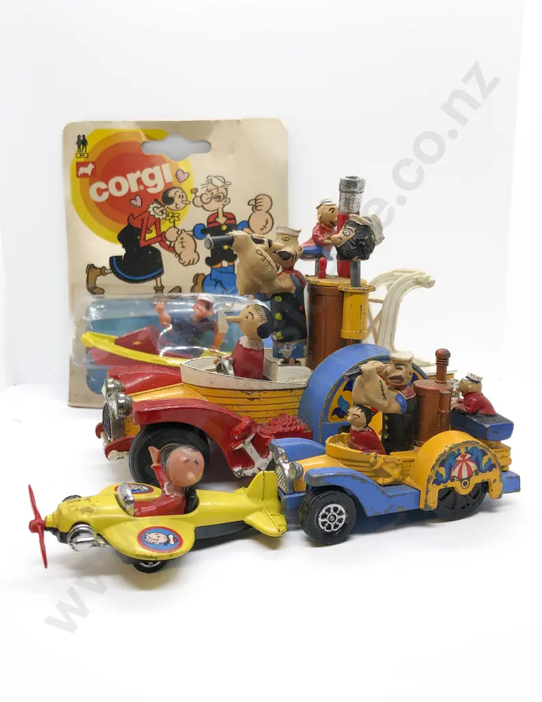 Unboxed Corgi Popeye Paddle-Wagon Image 1++