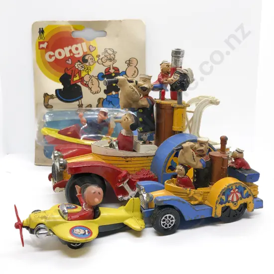 Unboxed Corgi Popeye Paddle-Wagon