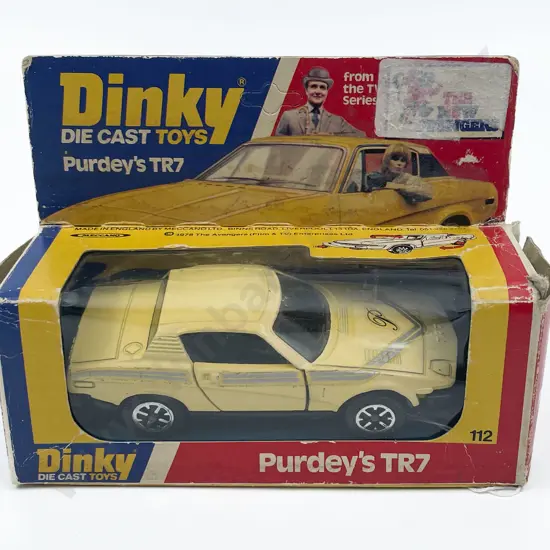 Boxed Dinky 112 Purdey's TR7