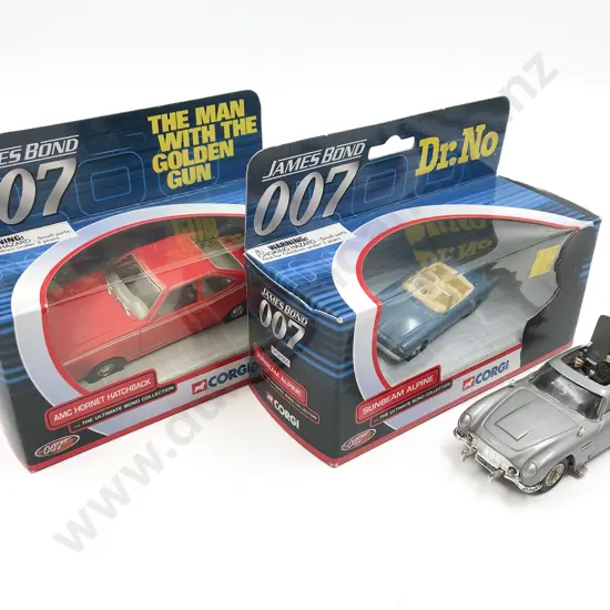 Two Boxed Corgi Bond Cars