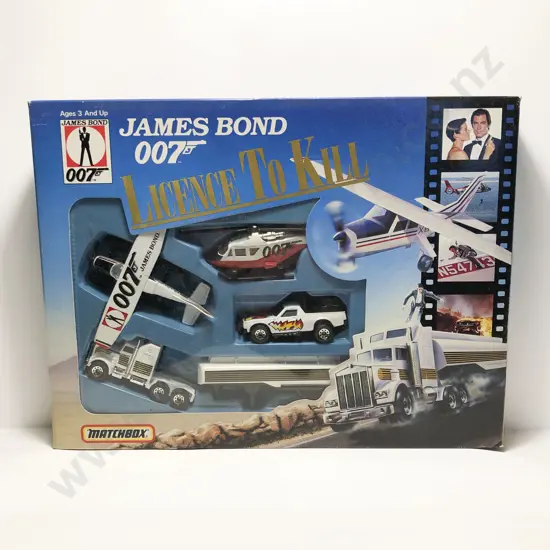 Boxed Matchbox James Bond 007 Licence To Kill C1989