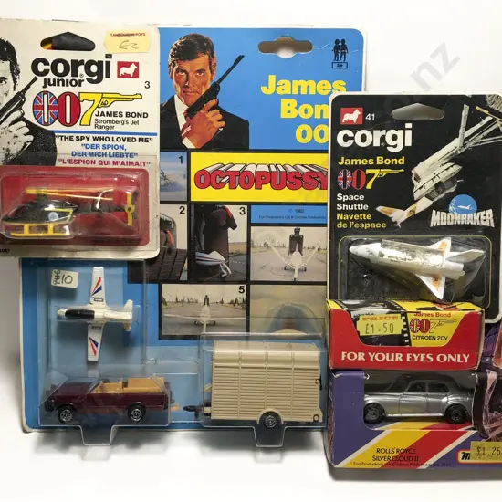 Boxed Corgi and Matchbox James Bond 007