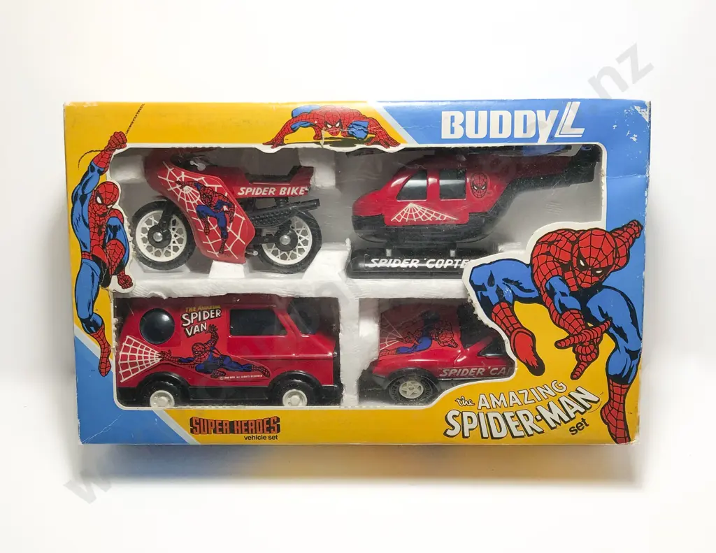 Boxed Buddy L C1992 The Amazing Spiderman Set Image 1++