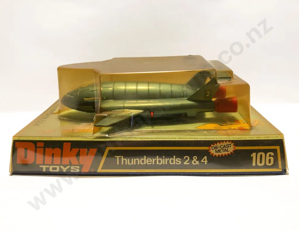 Dinky Boxed No106 Thunderbirds 2 & 4 Image 1++