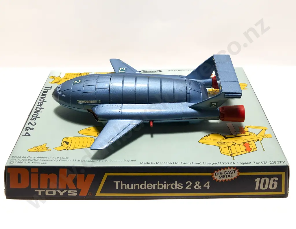 Dinky Boxed No106 Thunderbirds 2 & 4 Image 1++