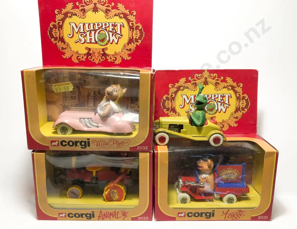 Three Boxed Corgi Muppet Show Vehicles Image 1++