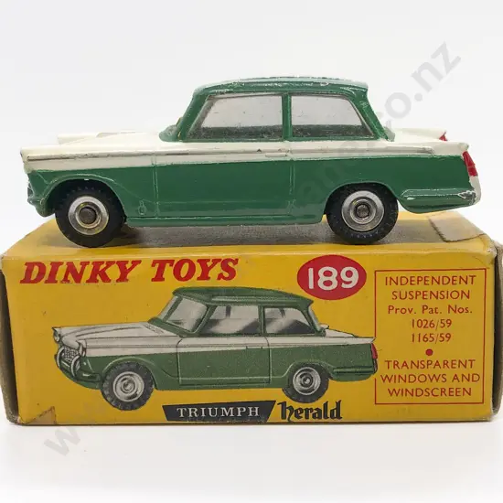Boxed Dinky No189 Triumph Herald