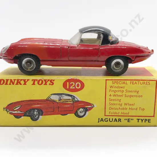 Boxed Dinky No120 Jaguar "E" Type