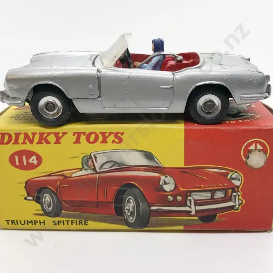 Boxed Dinky No114 Triumph Spitfire