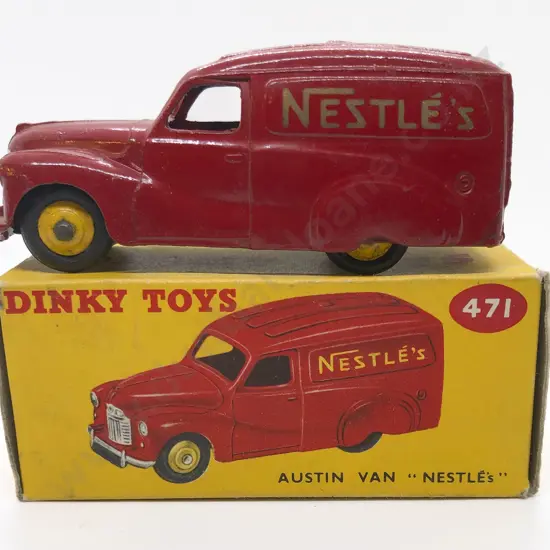 Boxed Dinky No471 Austin Van "Nestles"