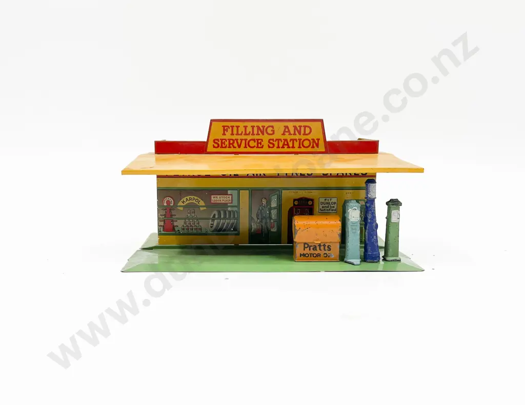 Boxed Meccano Dinky Tinplate No 48 Petrol Station Image 1++