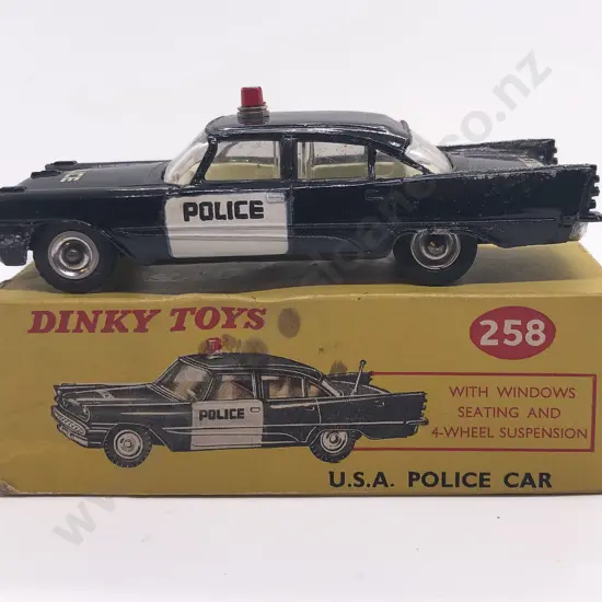 Boxed Dinky 258 U.S.A. Police Car