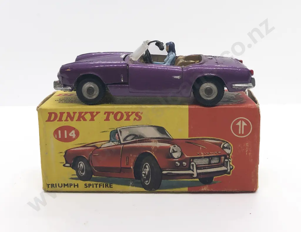 Boxed Dinky 114 Triumph Spitfire Image 1++